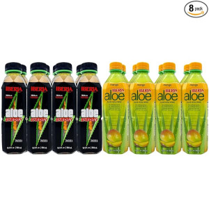 Aloe & Energy Drink Combo - 8 Vera Energy + 8 Mango Aloe Bliss